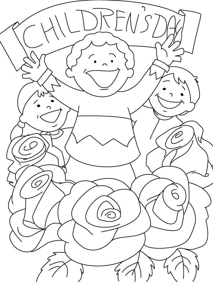 Online coloring book: Coloring book of dad screaming childrens day